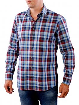 Image of Olymp Casual Shirt red/blue