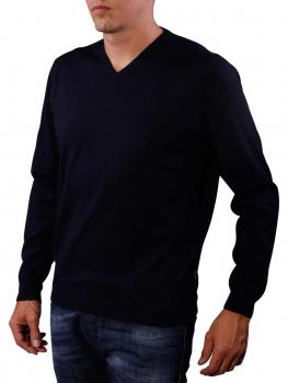 Image of Fynch-Hatton V-Neck Smart Sweater navy