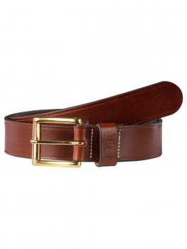 Image of Pat Gold dark brown 40mm by BASIC BELTS