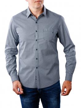 Image of Replay Cotton Shirt reg blue